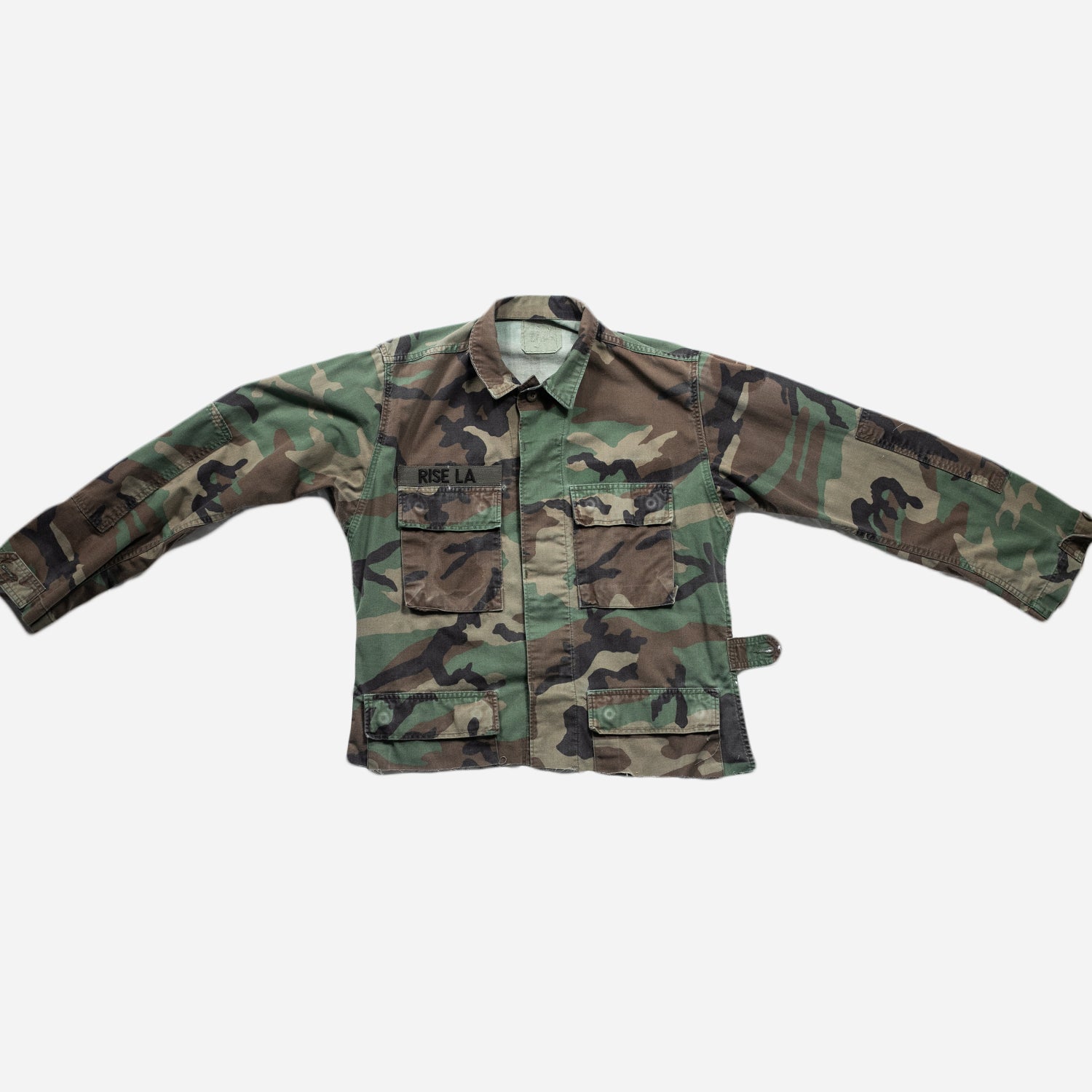BTP Woodland Camo Cropped Shacket