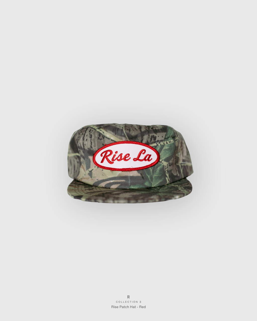 Rise Patch Hat Red