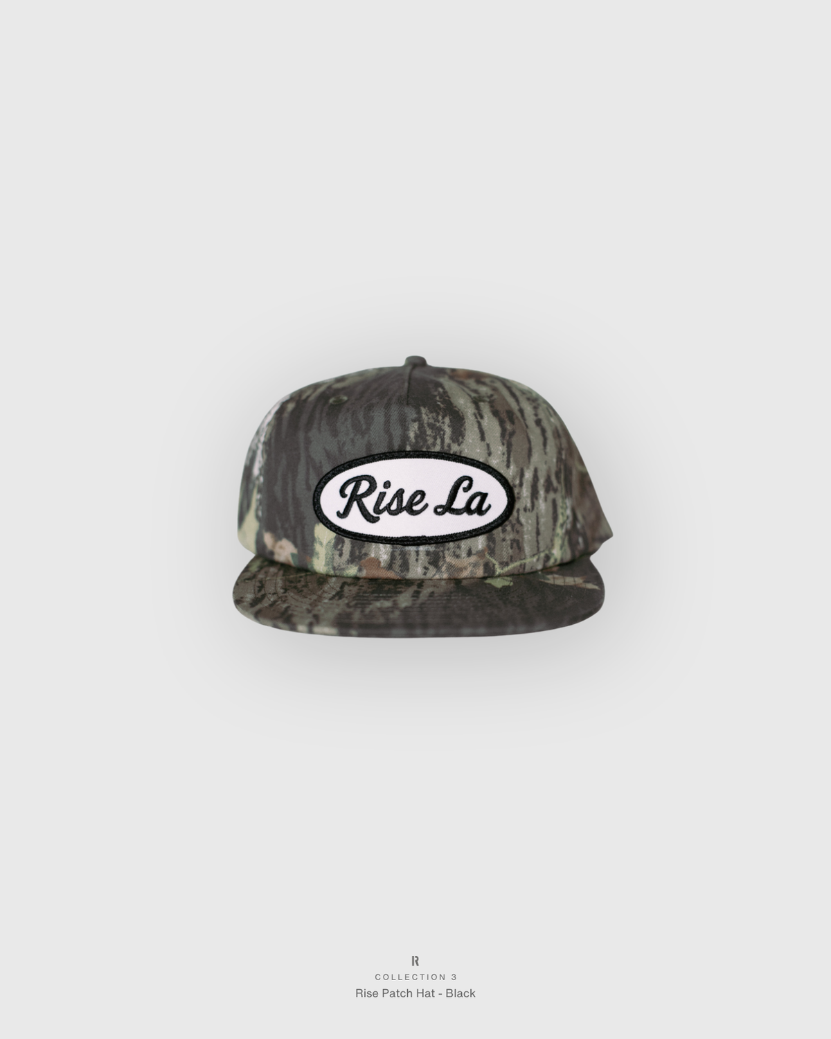 Rise Patch Hat Black