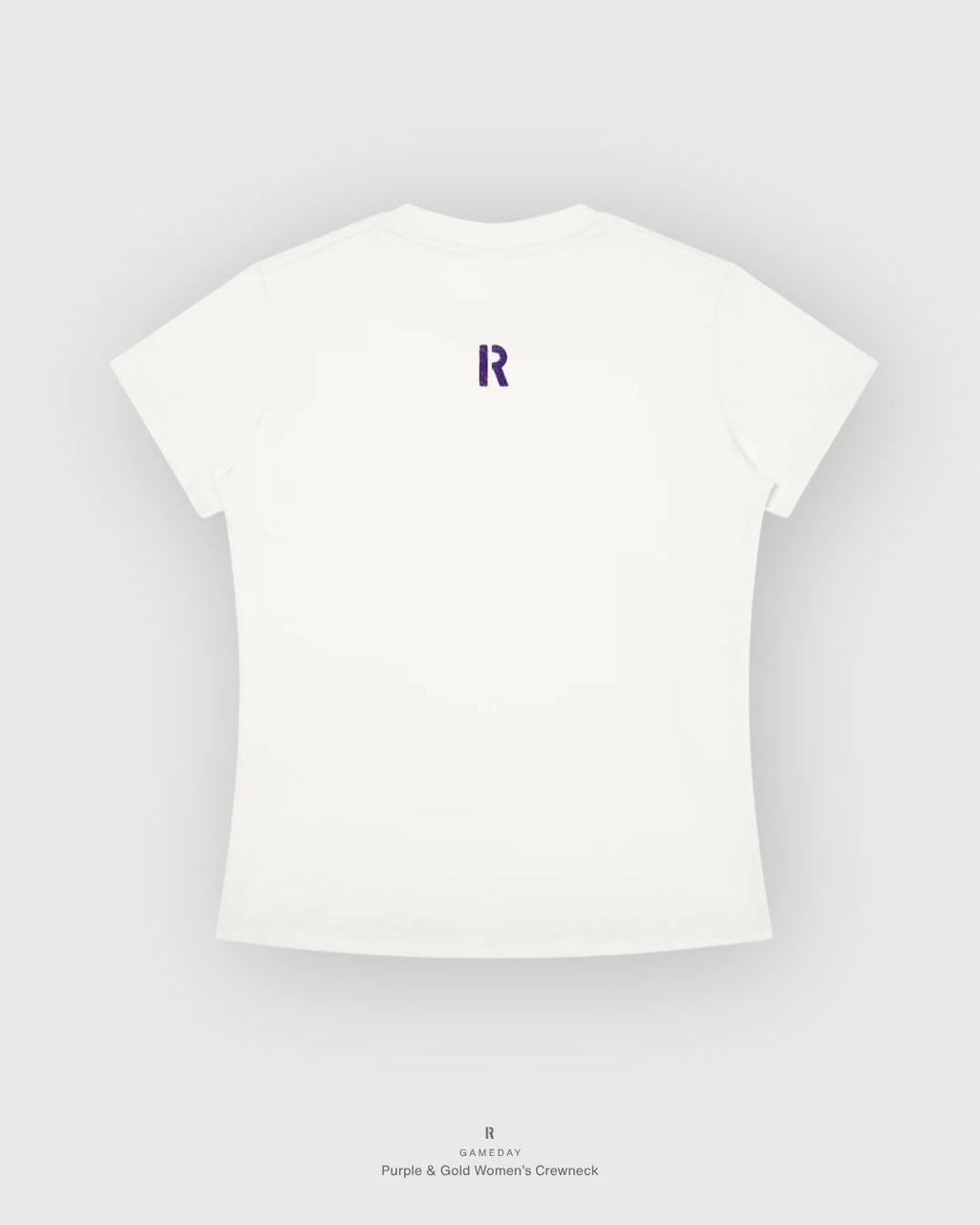 Purple & Gold W Crewneck