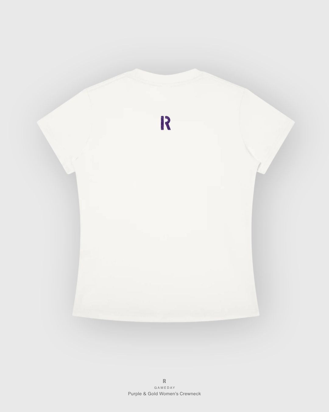 Purple & Gold W Crewneck