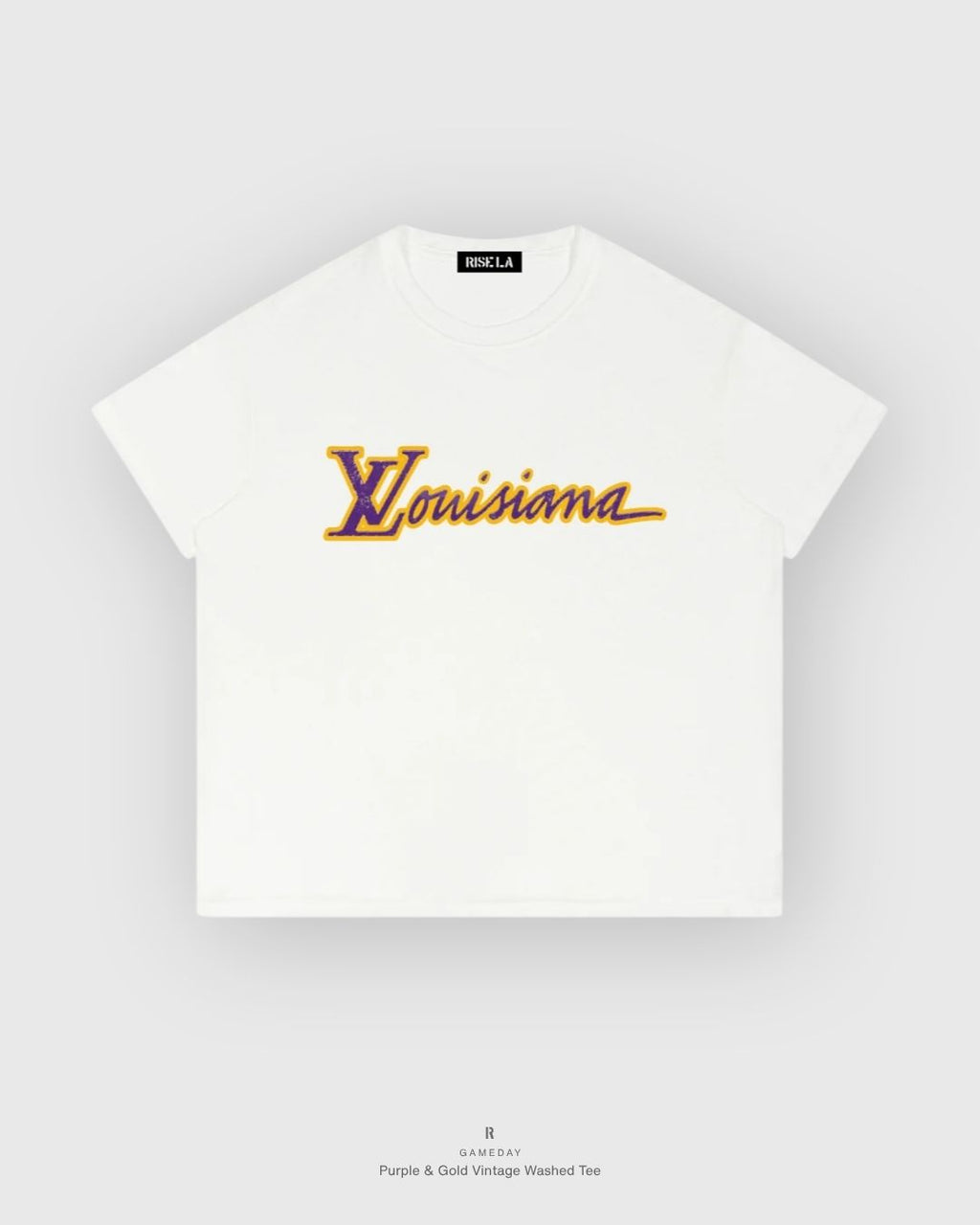 Purple & Gold Vintage Washed