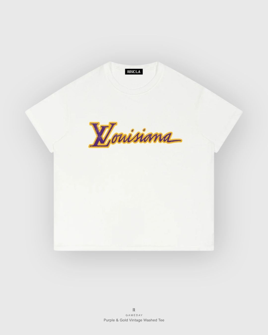 Purple & Gold Vintage Washed
