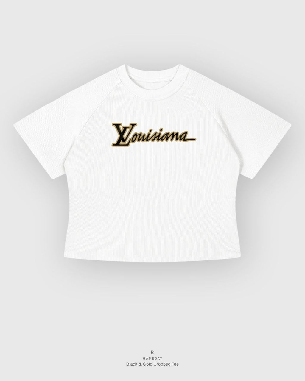 Black & Gold Cropped