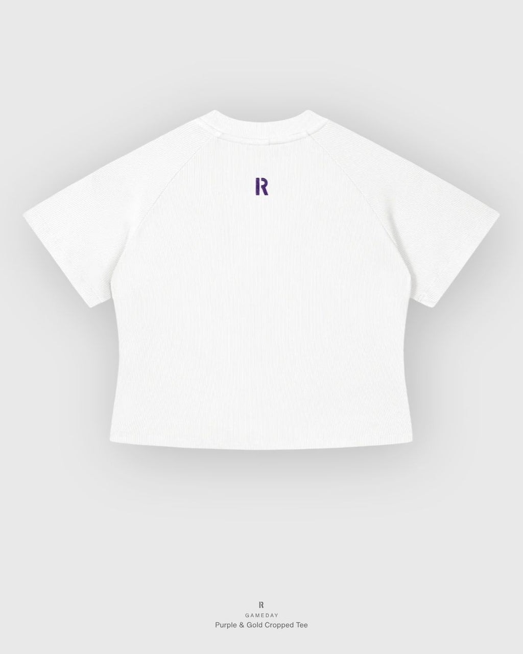 Purple & Gold Cropped