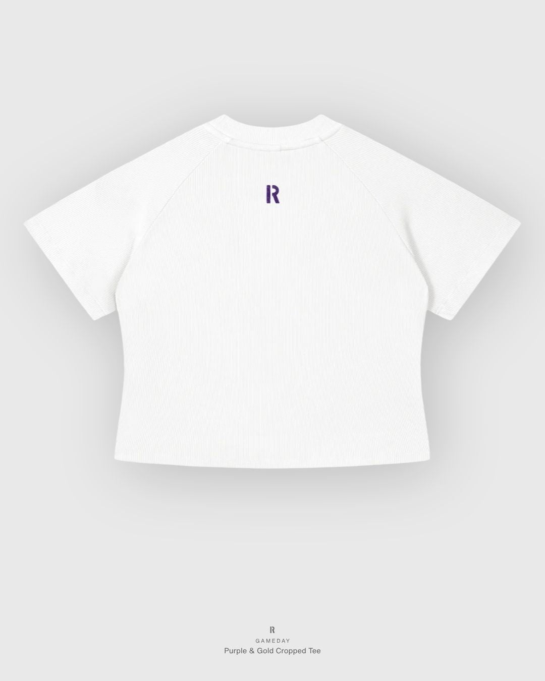 Purple & Gold Cropped