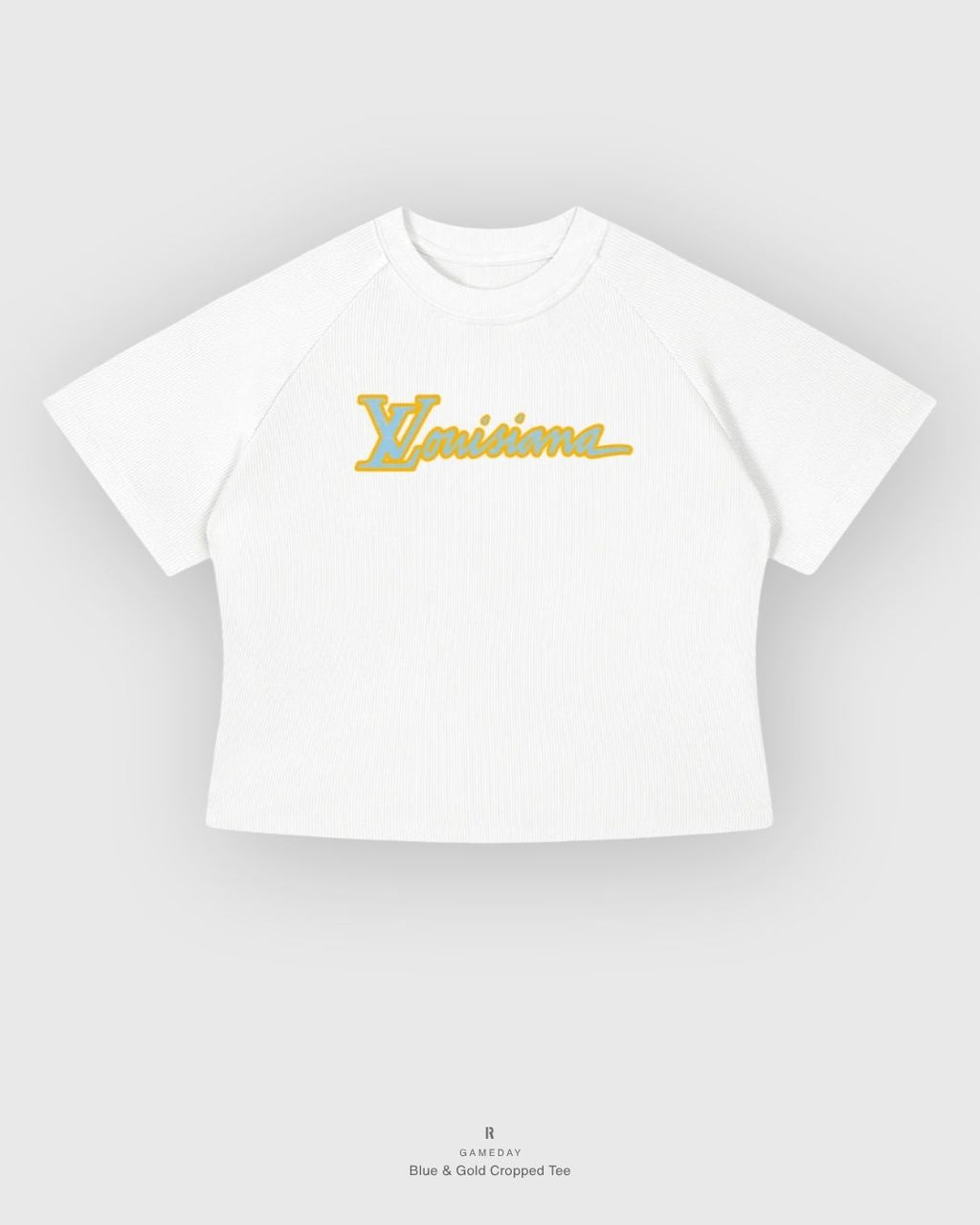 Blue & Gold Cropped