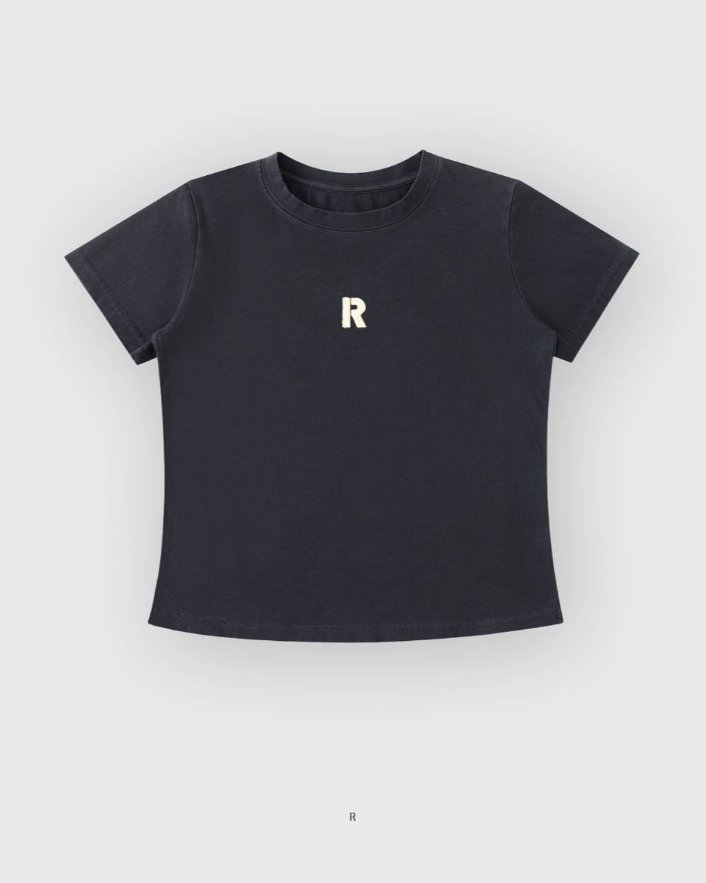 Womens Crewneck Tee Vintage Wash