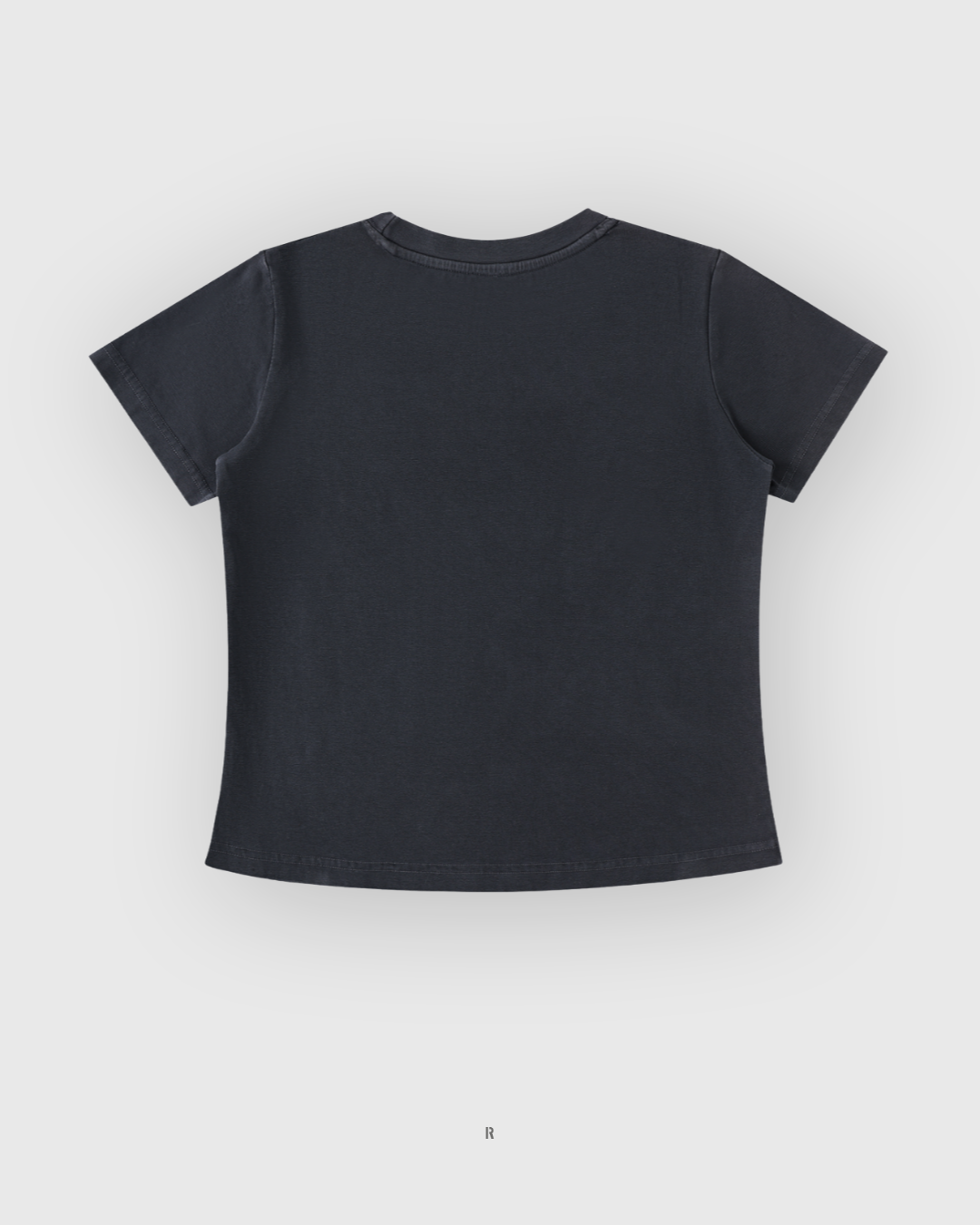 Womens Crewneck Tee Vintage Wash
