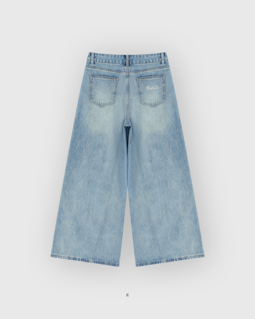 Women’s Vintage Wash Wide Leg Jeans