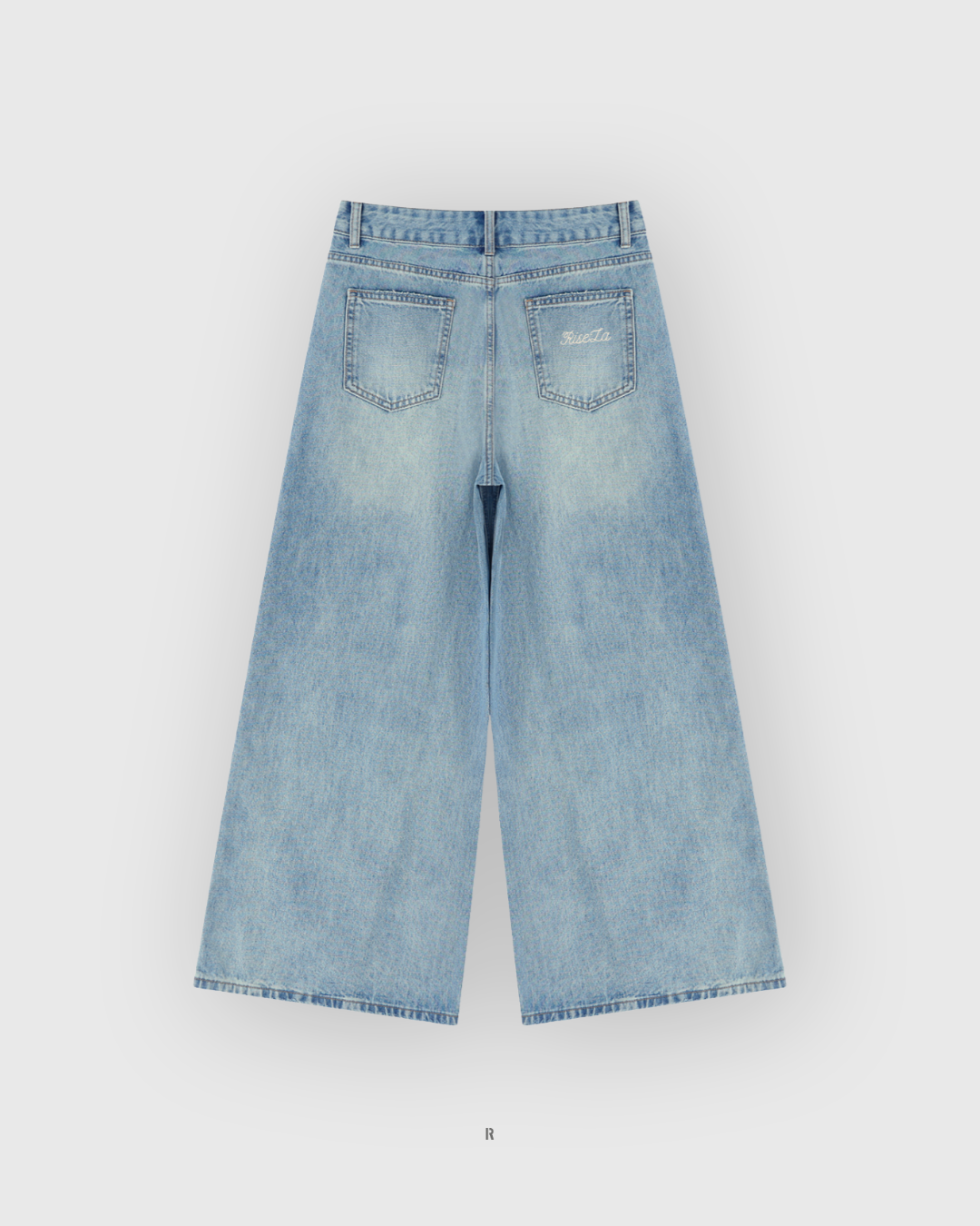 Women’s Vintage Wash Wide Leg Jeans