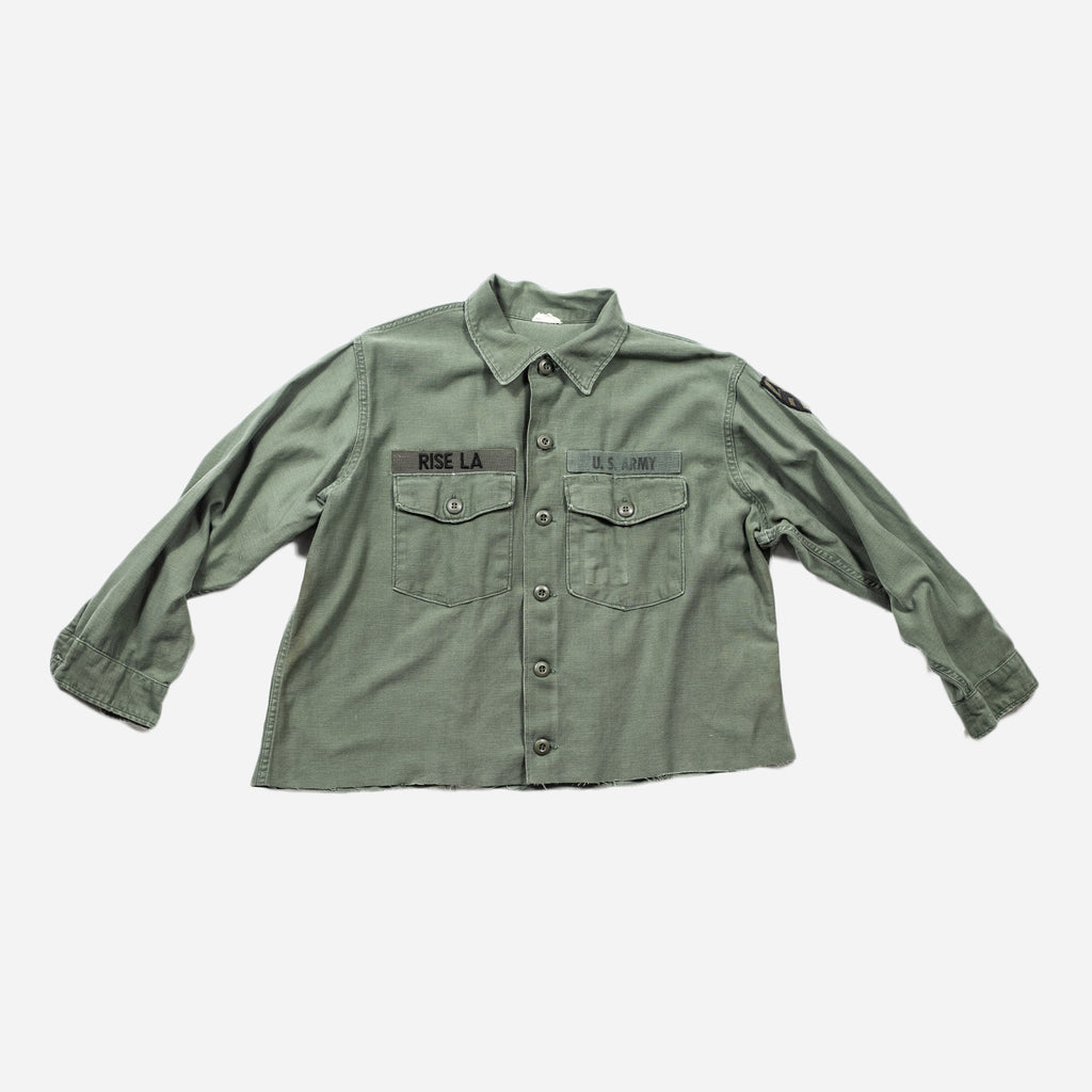 Vintage Olive Drab Shacket #1