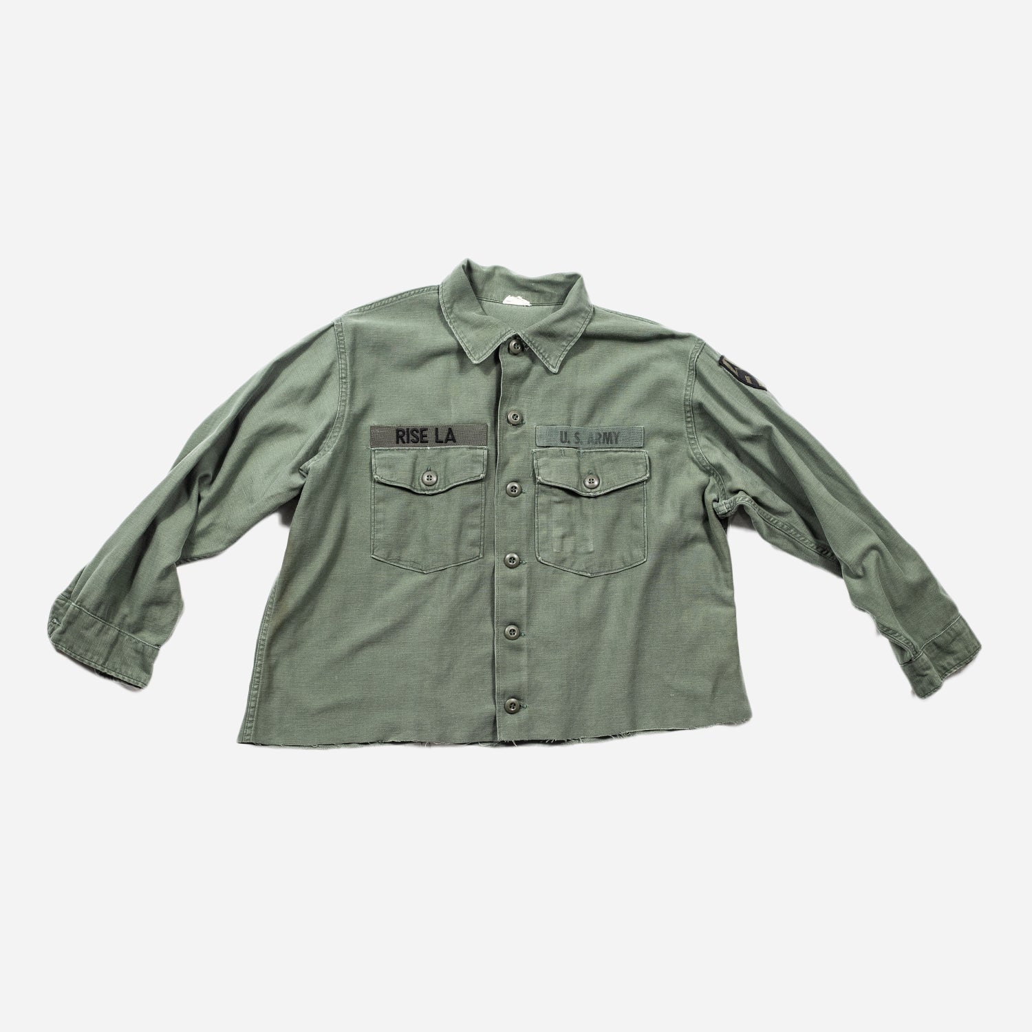 Vintage Olive Drab Shacket #1