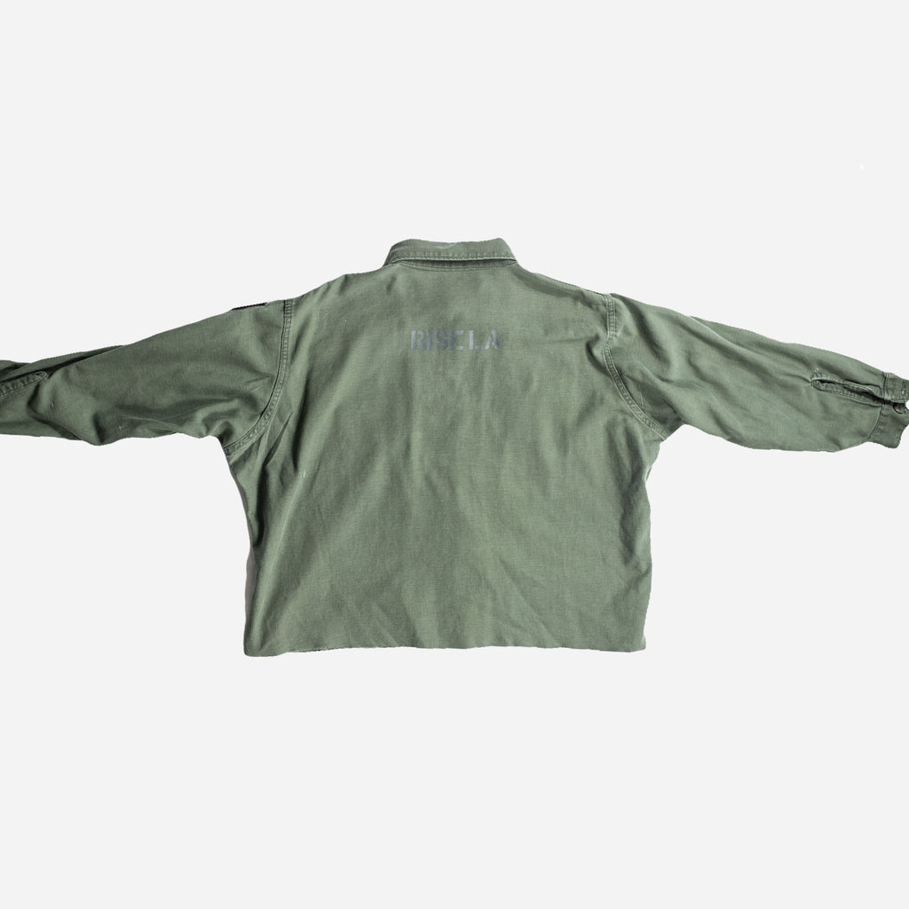 Vintage Olive Drab Shacket #1