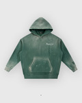 Frayed Hoodie Green