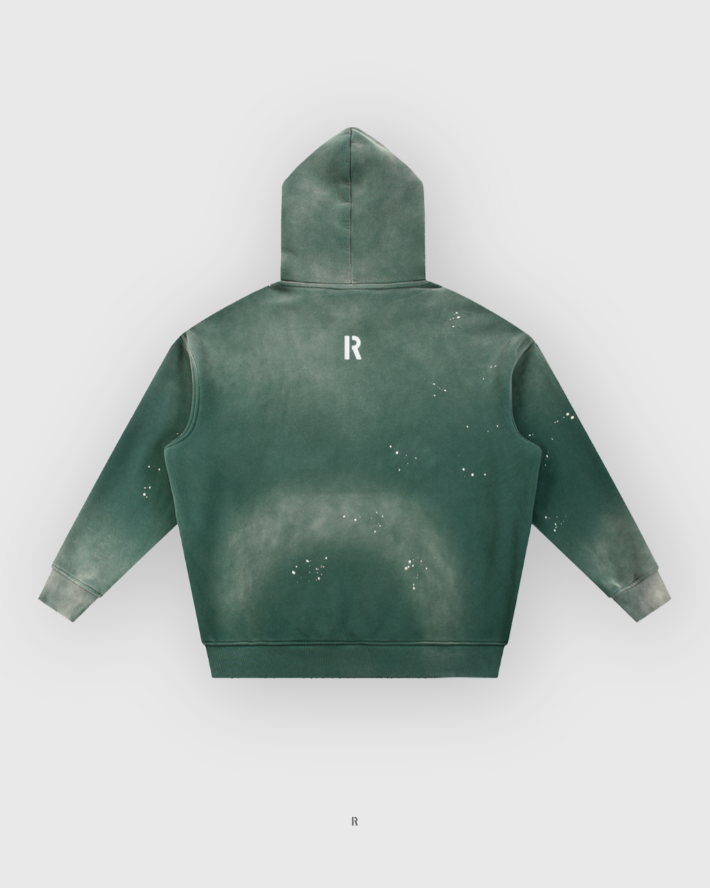 Frayed Hoodie Green