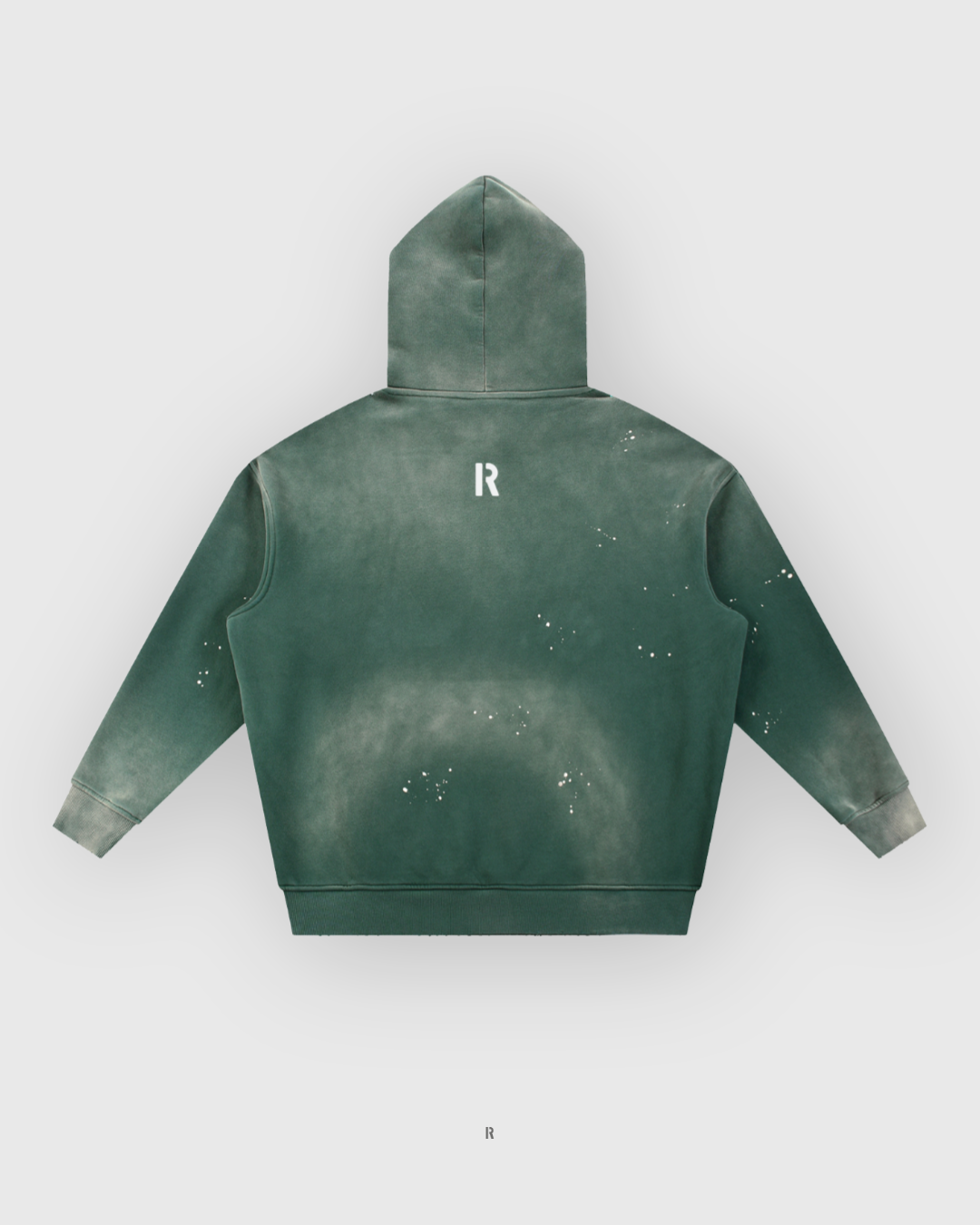 Frayed Hoodie Green