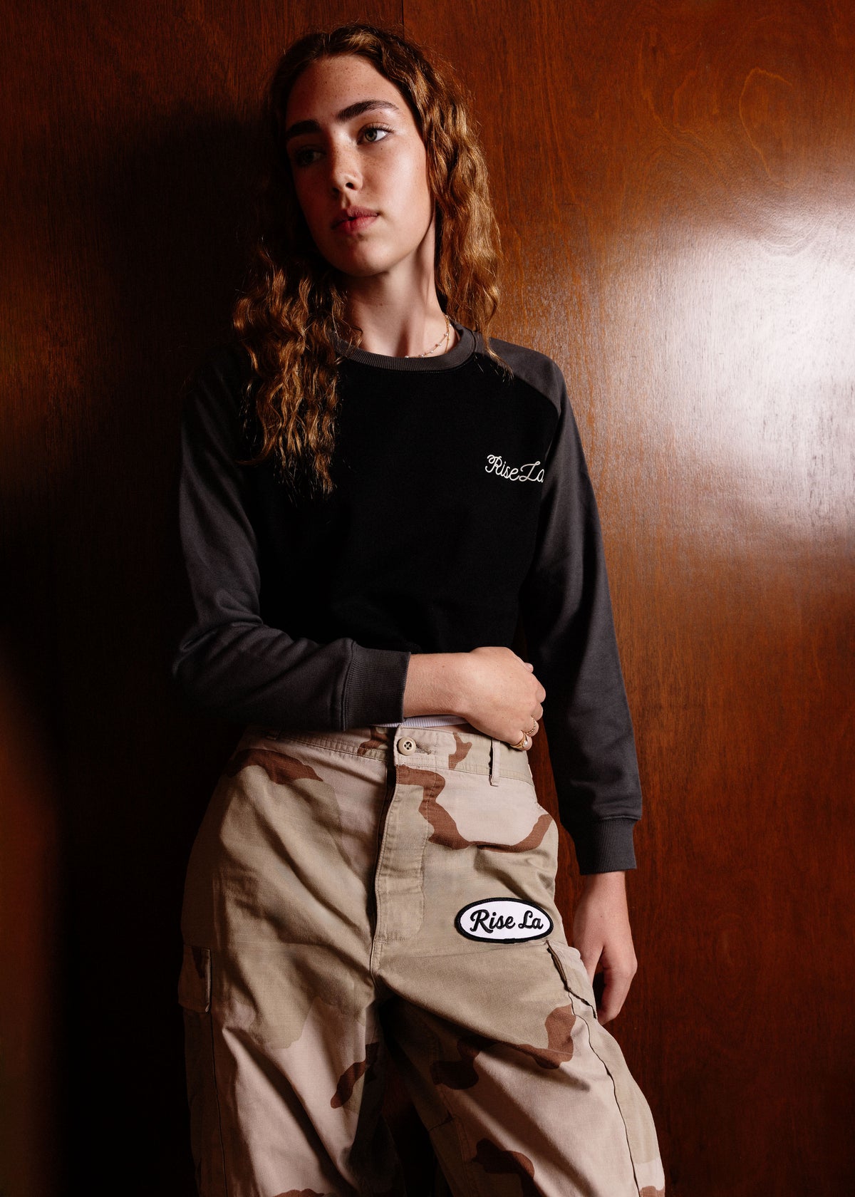 Raglan Crop Sweatshirt