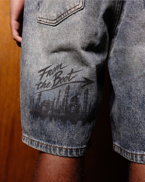 Daydream Sketch Denim Shorts