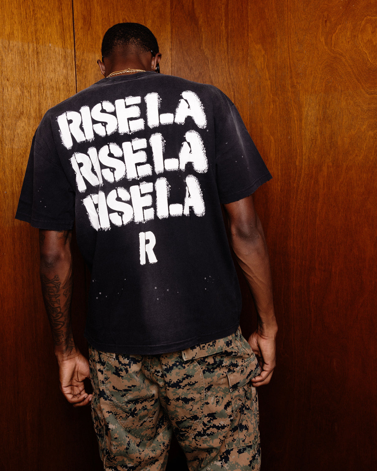 Paint Splatter Logo Tee