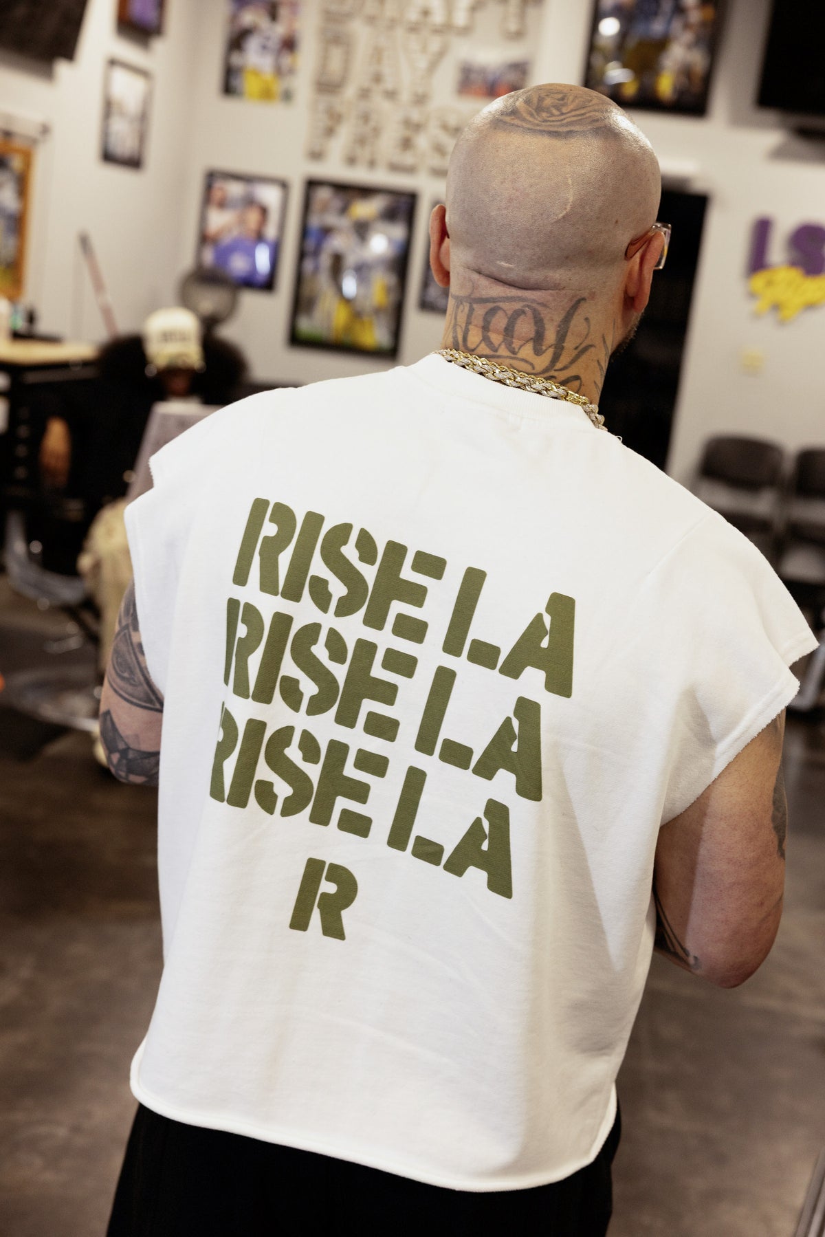 French Terry Stencil Vest