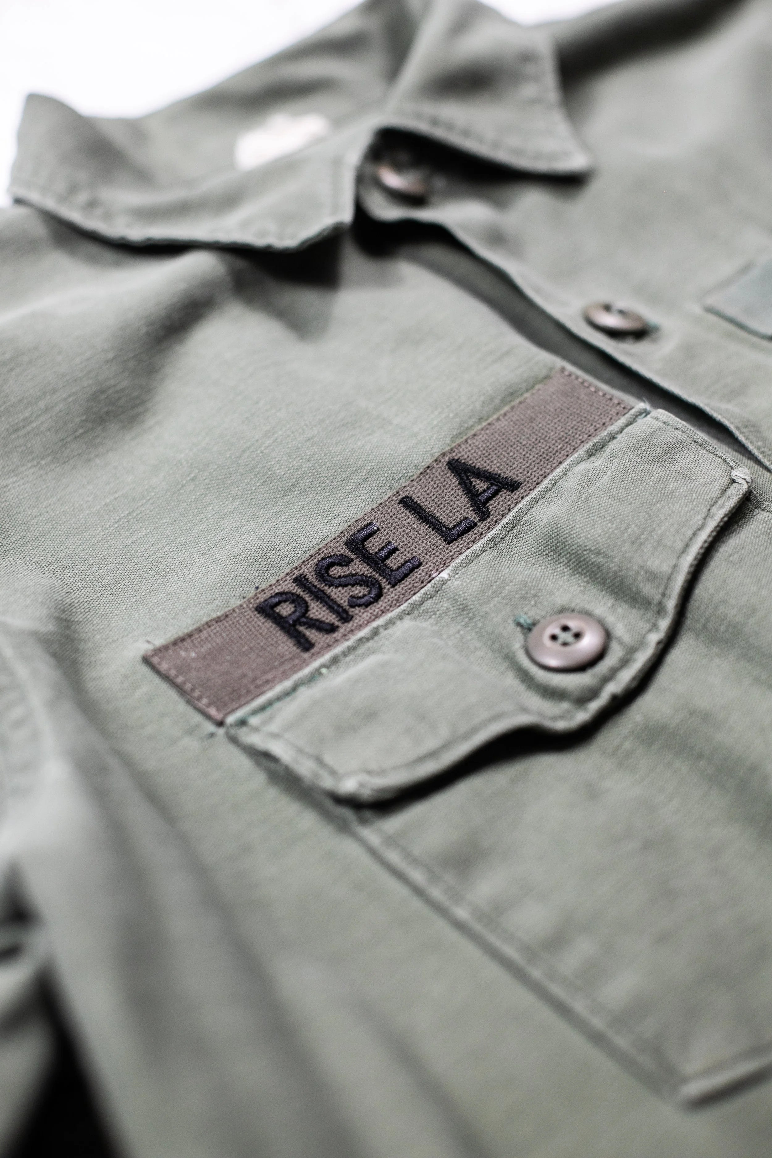 Vintage Olive Drab Shacket #1