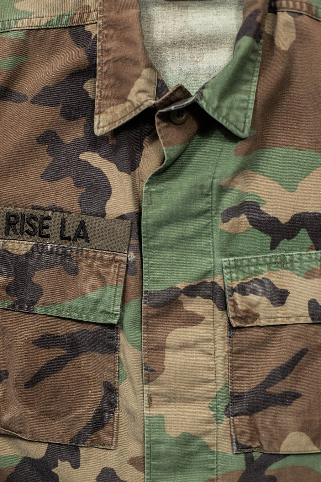 BTP Woodland Camo Cropped Shacket