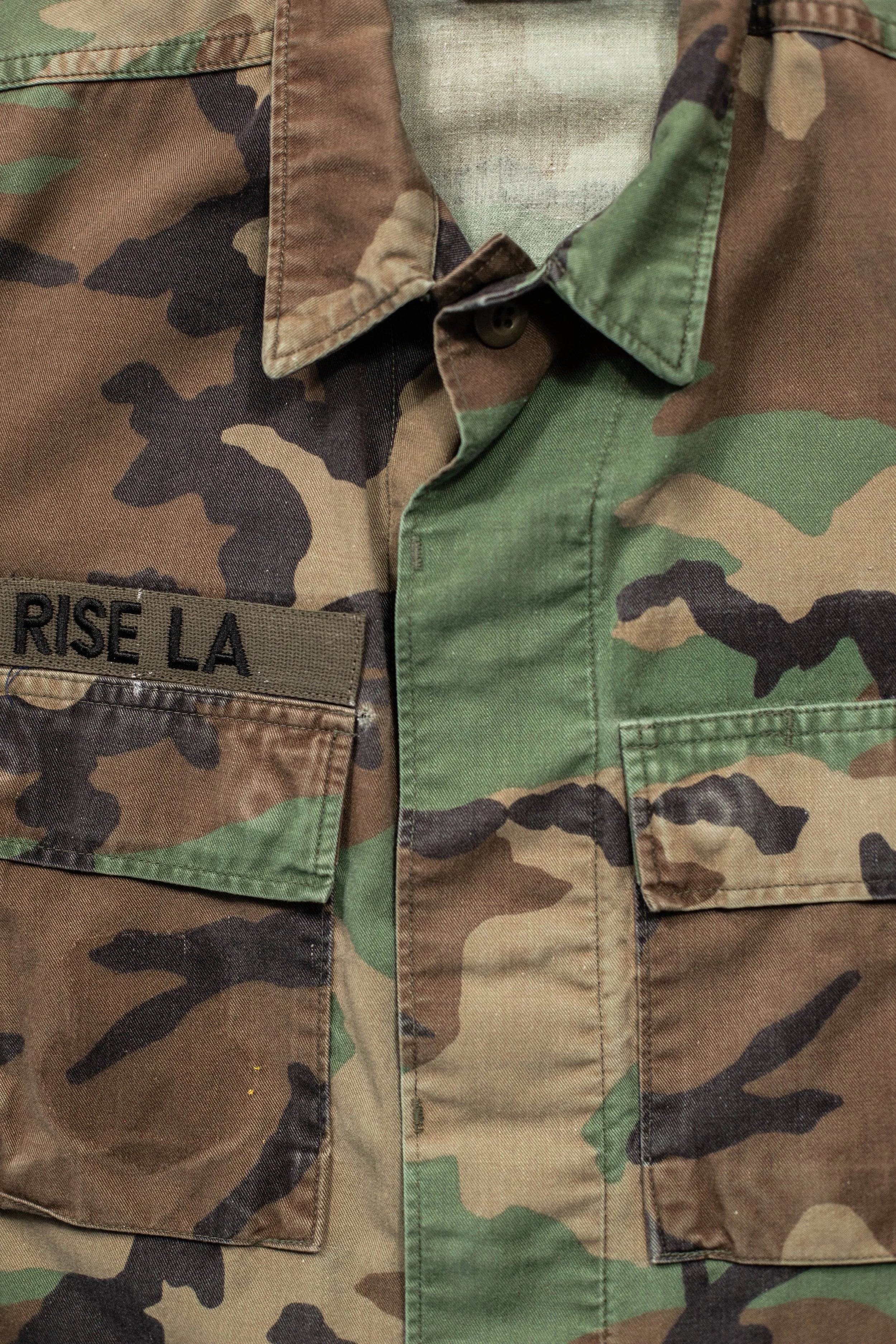 BTP Woodland Camo Cropped Shacket