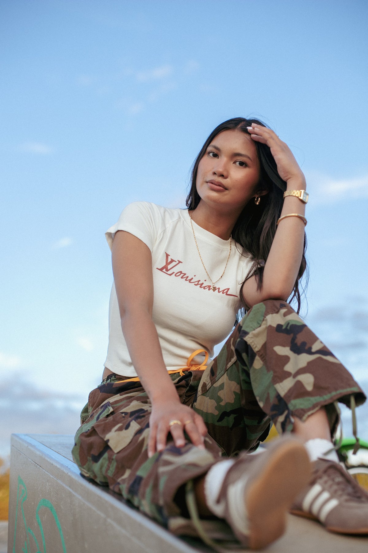Women's LOUISiana OG Cropped Tee