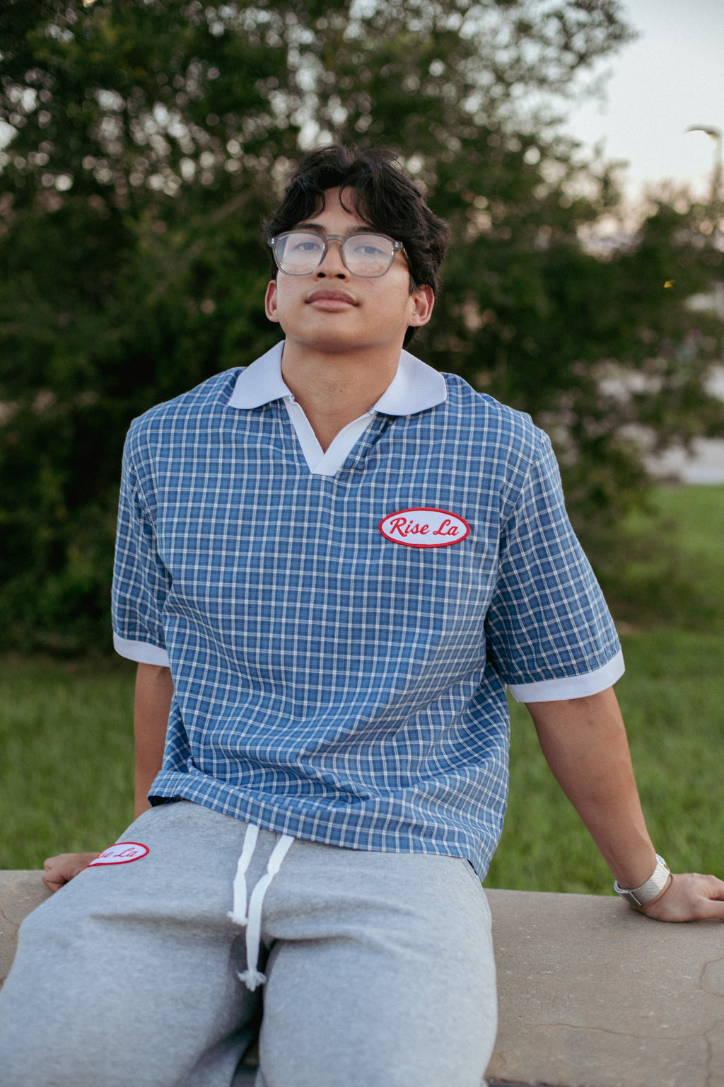 Plaid Pullover Tee