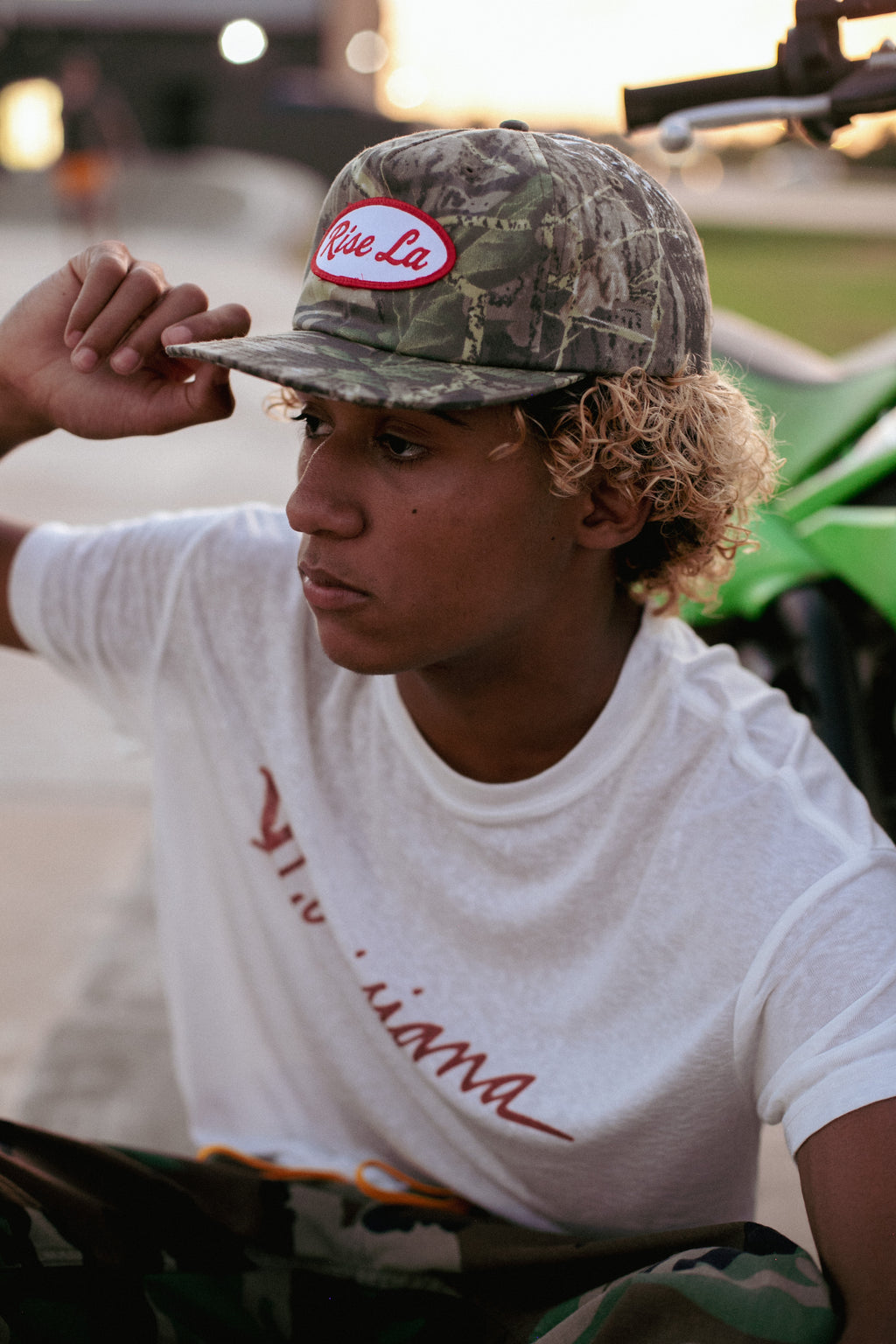 Rise Patch Hat Red