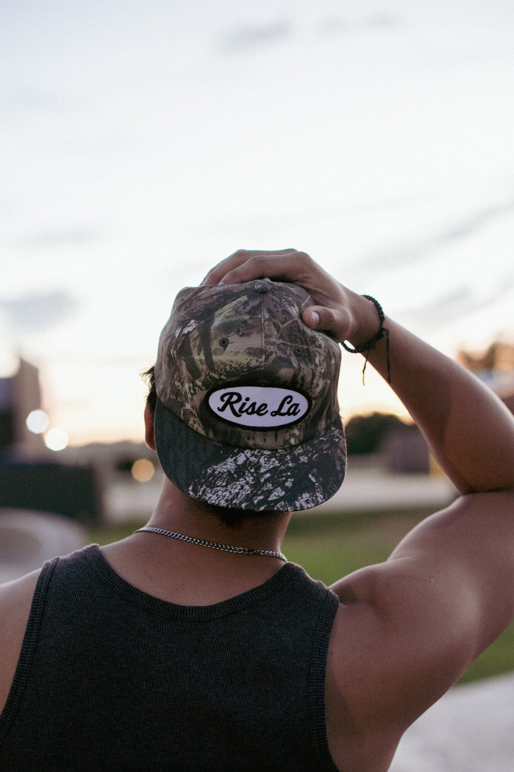 Rise Patch Hat Black