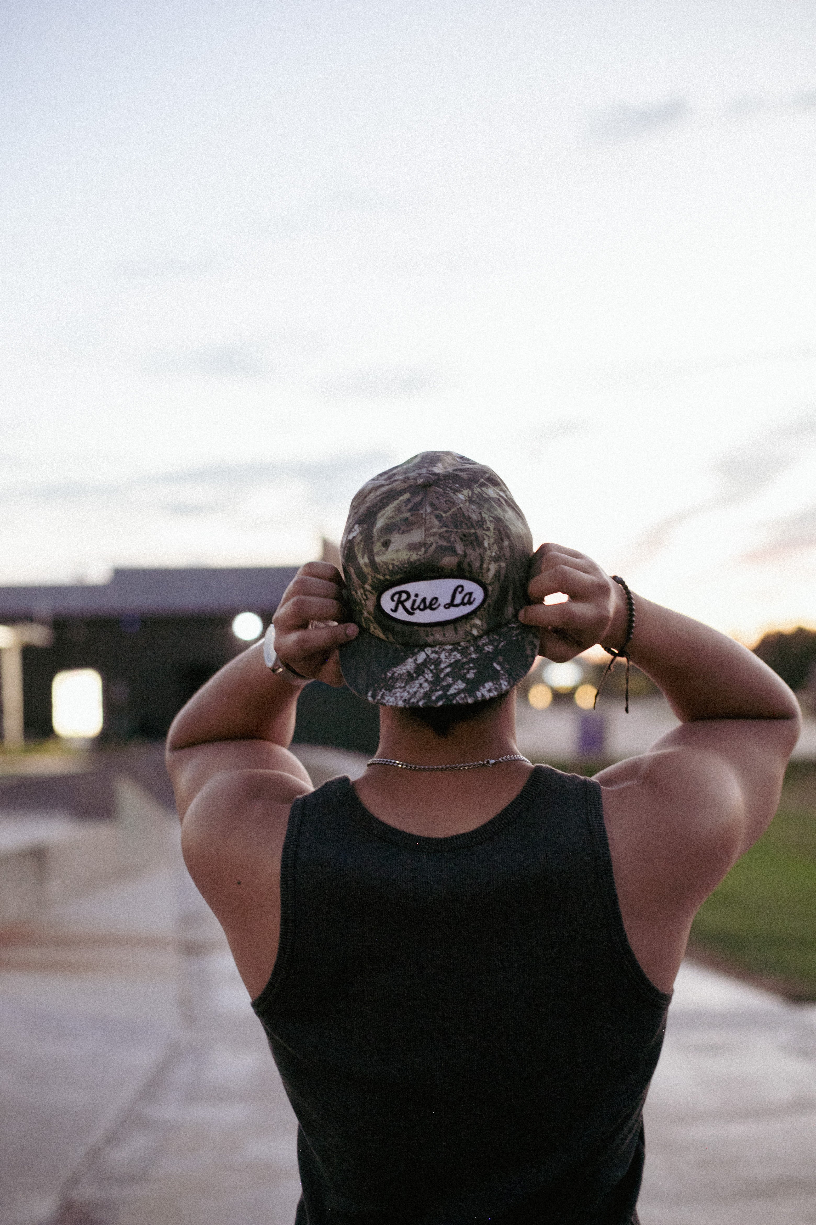Rise Patch Hat Black