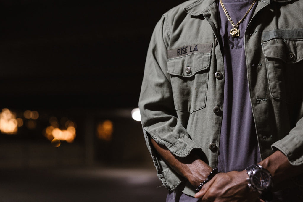 Vintage Olive Drab Shacket #1